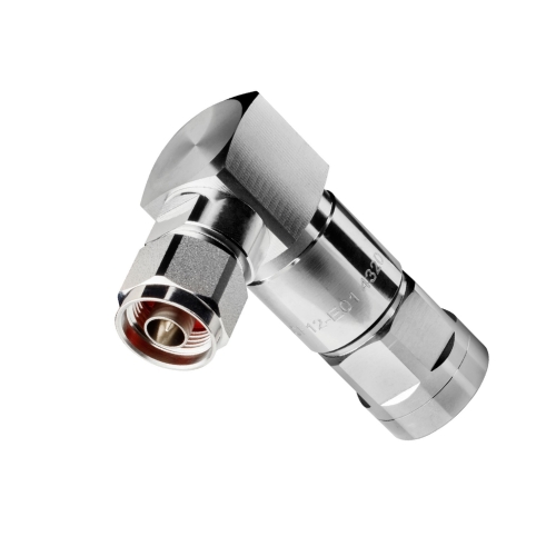N Male Right Angle Connector for 1/2", OMNI FIT™ Premium