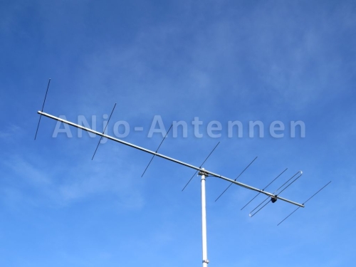 144 MHz 8 Elemente Yagi-Antenne