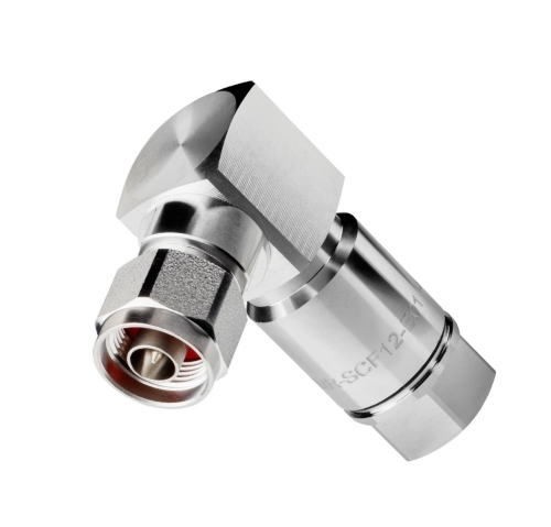 N Male Right Angle Connector for 1/2", OMNI FIT™ Premium