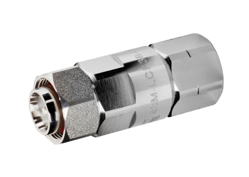 4.3-10 Male Connector for 3/8" Coaxial Cable, OMNI FIT™ Premium