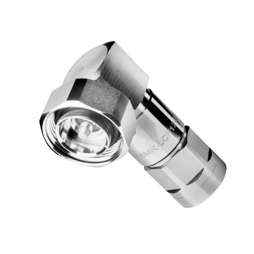 7-16 DIN Male Right Angle Connector for 1/2", OMNI FIT™ Premium