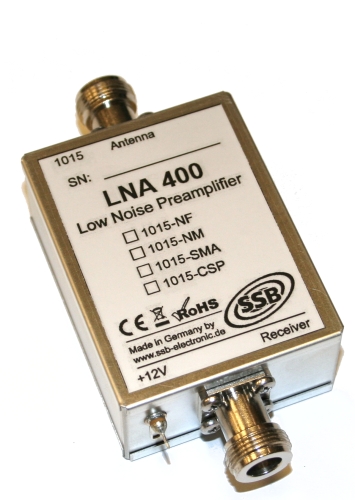 LNA 400 Preamplifier 70 MHz N-female
