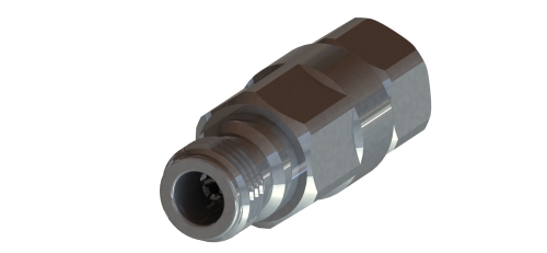 N-Buchse für 1/4"-Koaxialkabel, OMNI FIT™ Premium