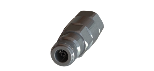 N-Buchse für 1/4"-Koaxialkabel, OMNI FIT™ Premium