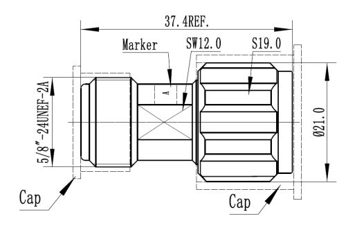 Adapter N Stecker - N Buchse